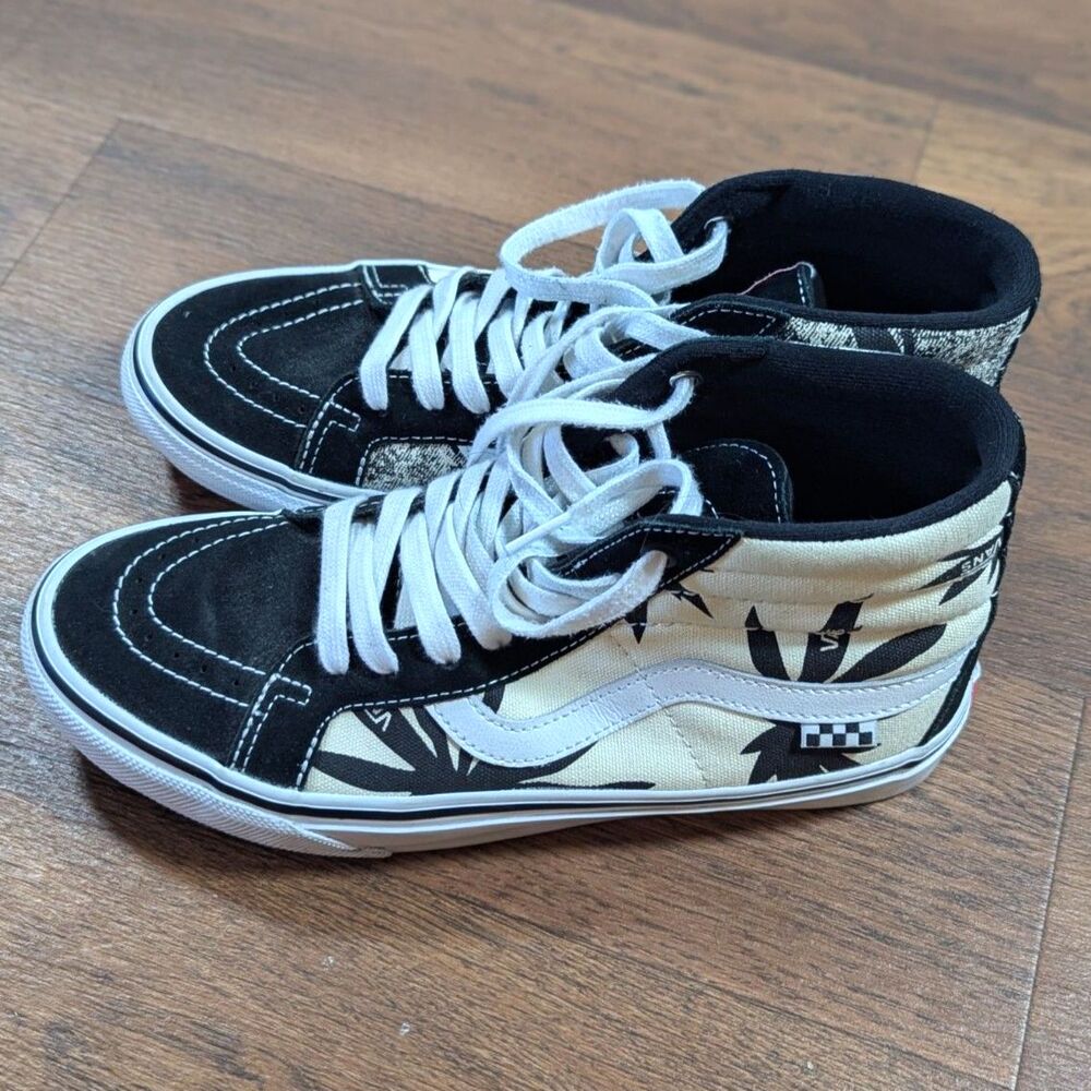 Size 8.5 - VANS Skate Sk8- Reissue High Grosso 88 - Black Palms